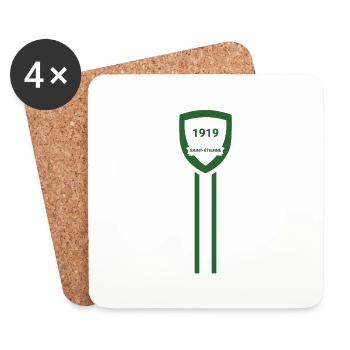 Saint Etienne football club - Coasters (set of 4) - white - Front