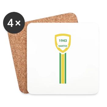 Nantes football club - Coasters (set of 4) - white - Front