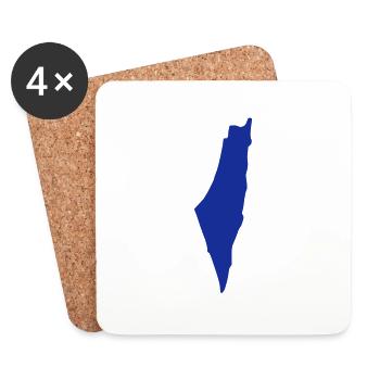 Israel - Coasters (set of 4) - white - Front