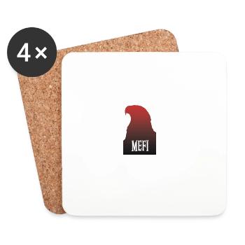Nice Lens finale coupe de France - Dessous de verre (lot de 4) - blanc - Devant