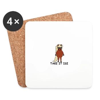 take it isi - Untersetzer (4er-Set) - Weiß - Vorne
