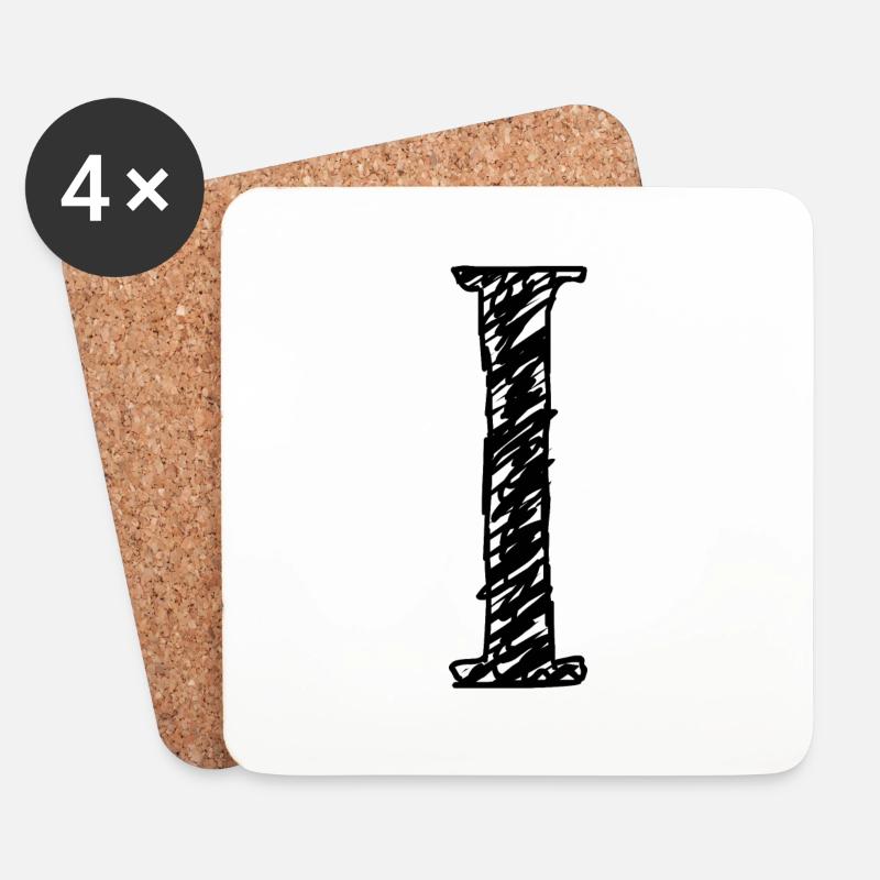 I - Untersetzer (4er-Set) - Weiß