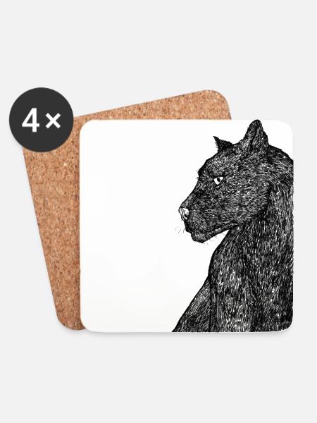 Mystic - Coasters (set of 4) - white