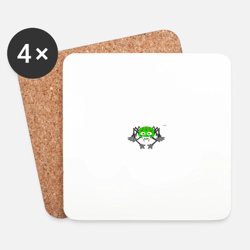 Vampire spider - Coasters (set of 4) - white