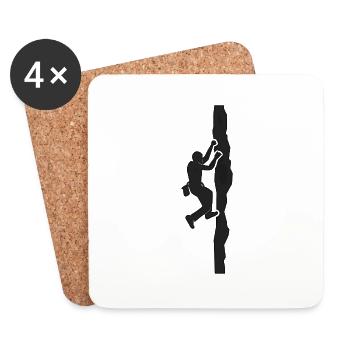Escalade - Dessous de verre (lot de 4) - blanc - Devant