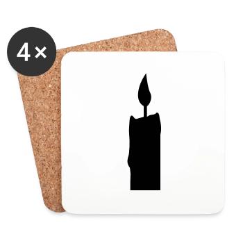 light - Coasters (set of 4) - white - Front
