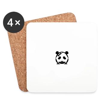 Pandinho - Untersetzer (4er-Set) - Weiß - Vorne
