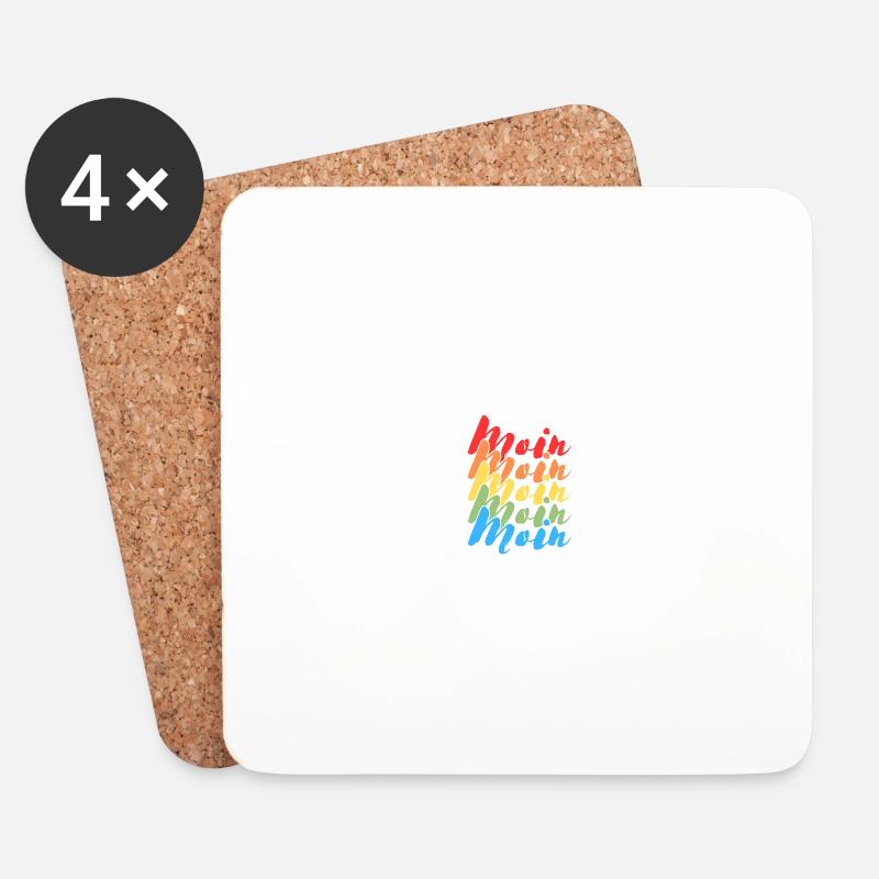 Moin - Untersetzer (4er-Set) - Weiß