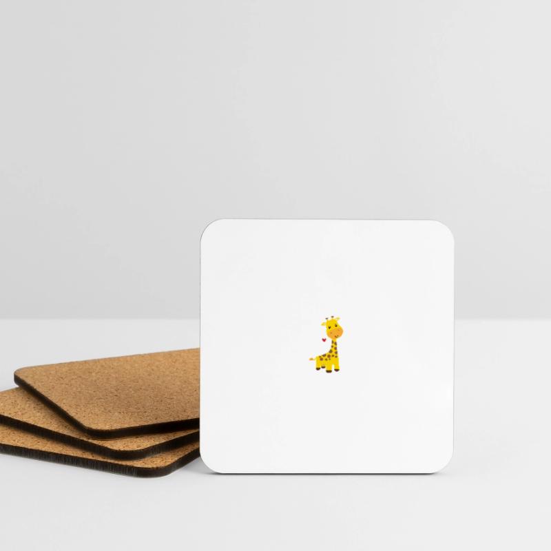 Giraffe Untersetzer (4er-Set)