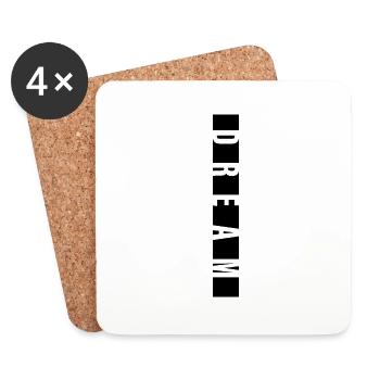 Dream - Coasters (set of 4) - white - Front
