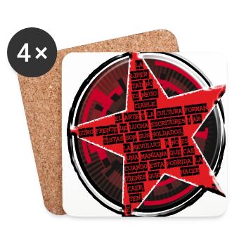 STAR ET NOMINATIONS - Dessous de verre (lot de 4) - blanc - Devant
