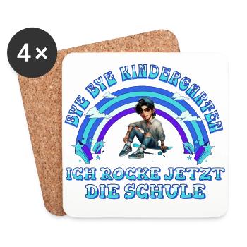 Schooling - Coasters (set of 4) - white - Front