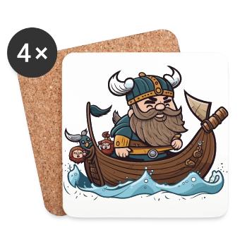Viking Navigator - Coasters (set of 4) - white - Front