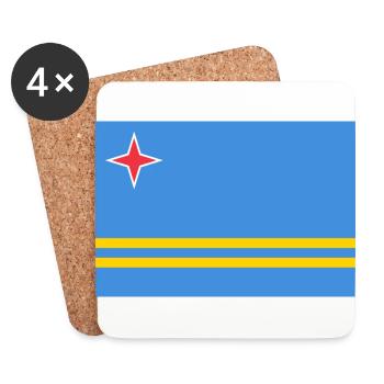 Aruba - Coasters (set of 4) - white - Front