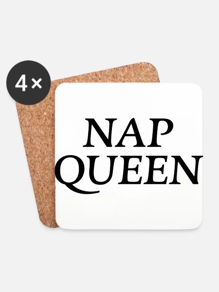 Nap Queen - Untersetzer (4er-Set) - Weiß