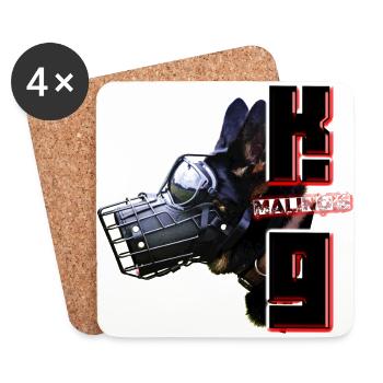 Malinois - Untersetzer (4er-Set) - Weiß - Vorne