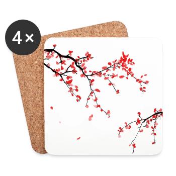 Sakura - Coasters (set of 4) - white - Front