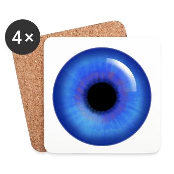 Eye see you - Coasters (set of 4) - white - Front