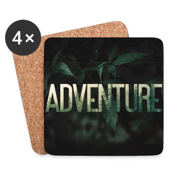 Adventure - Coasters (set of 4) - white - Front