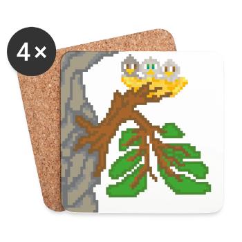 WEISE NATUR - Untersetzer (4er-Set) - Weiß - Vorne