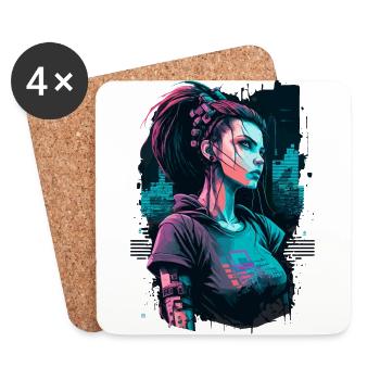 Stunning Women For Science Fiction Fans - Coasters (set of 4) - white - Front