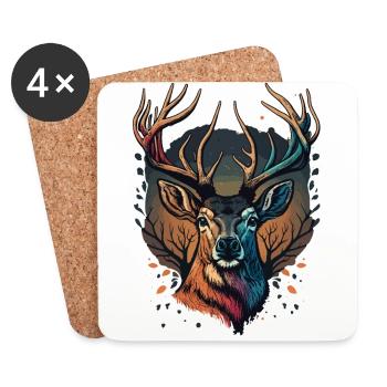 Fawn - Coasters (set of 4) - white - Front