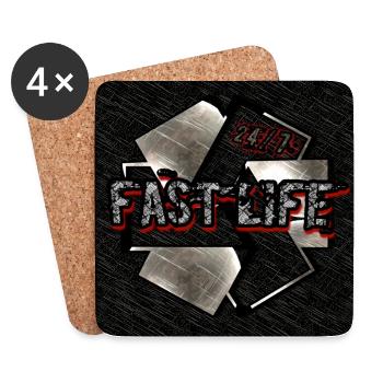 Fast Life [24/7] Fast Life - Image - 2023 - Coasters (set of 4) - white - Front
