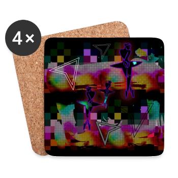 SWEEPY - Image - 2023 - Coasters (set of 4) - white - Front