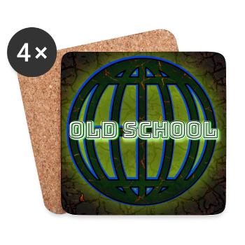OLD SCHOOL - Image - 2023 - Coasters (set of 4) - white - Front