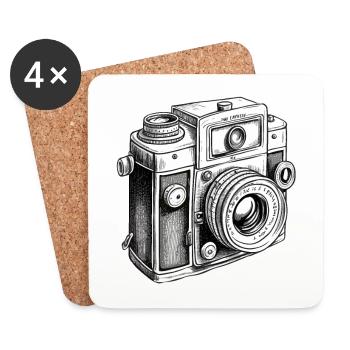 Shutterbug - Untersetzer (4er-Set) - Weiß - Vorne