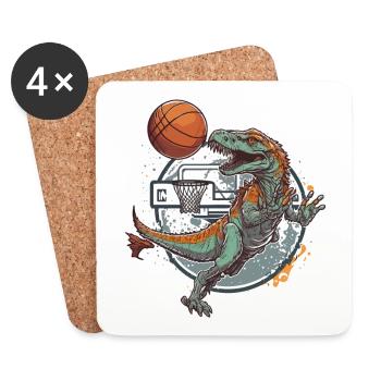 Greifvogel Baller - Untersetzer (4er-Set) - Weiß - Vorne