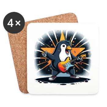 The Penguin Festival Rocker - Coasters (set of 4) - white - Front