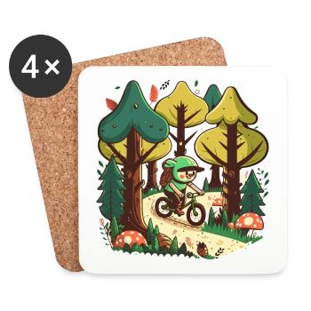 Forest Ride - Coasters (set of 4) - white - Front