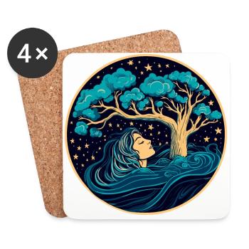 Sweet Dreams - Coasters (set of 4) - white - Front