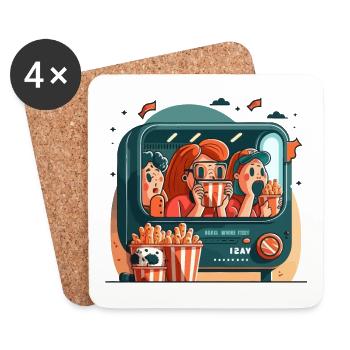 Stamp Collection: Philatelists Delight - Coasters (set of 4) - white - Front