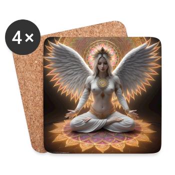 Angel of love - Coasters (set of 4) - white - Front
