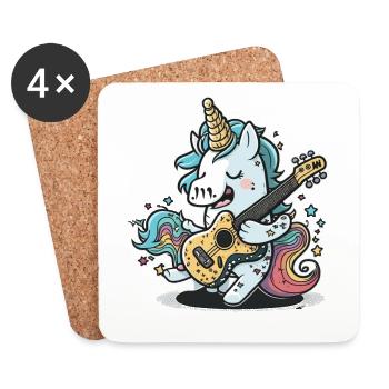 The Magical Strummer - Coasters (set of 4) - white - Front