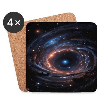 The milky way in the sky of pairs - Untersetzer (4er-Set) - Weiß - Vorne
