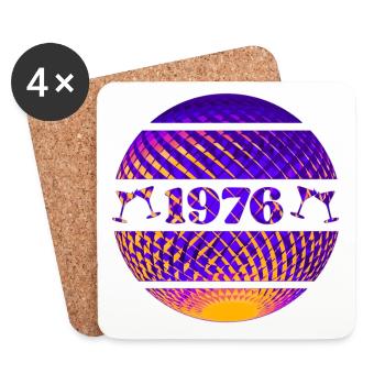 1976 - Coasters (set of 4) - white - Front