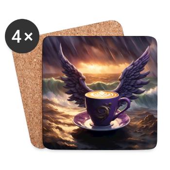 Heavenly Latte - Coasters (set of 4) - white - Front