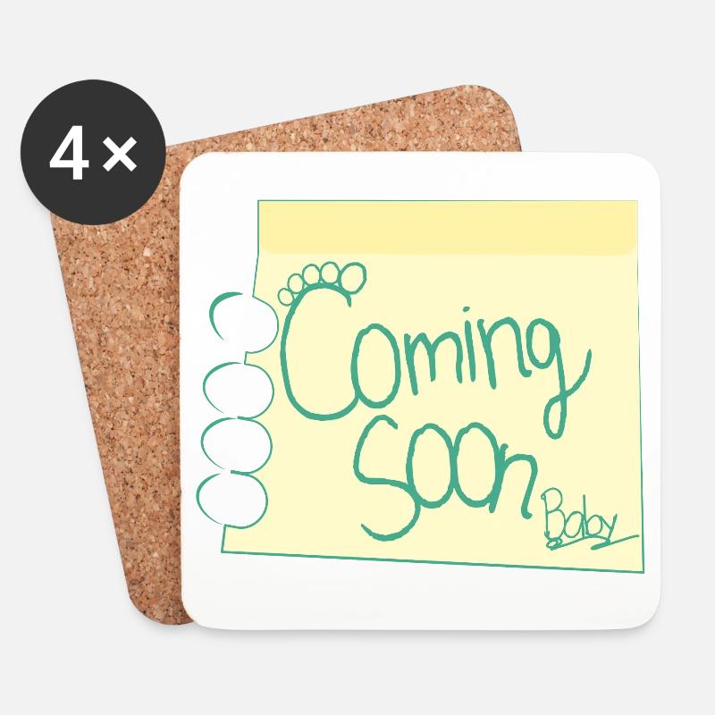 COMING SOON - Coasters (set of 4) - white