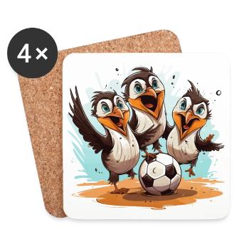 The Coffee Keepers - Coasters (set of 4) - white - Front