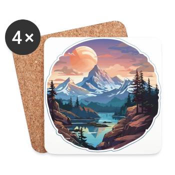 Summit Serenity - Coasters (set of 4) - white - Front