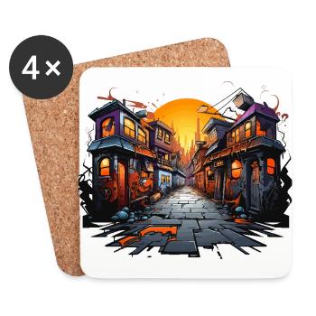 Artistic Expression - Coasters (set of 4) - white - Front