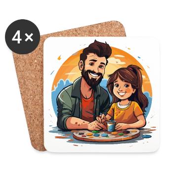 Creative Explorers - Coasters (set of 4) - white - Front
