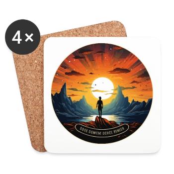 The Dreamers Legacy - Coasters (set of 4) - white - Front