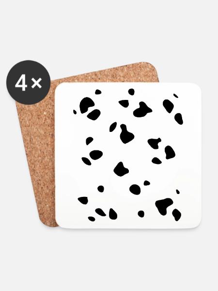 ARTWORK IMAGE 1 - Coasters (set of 4) - white