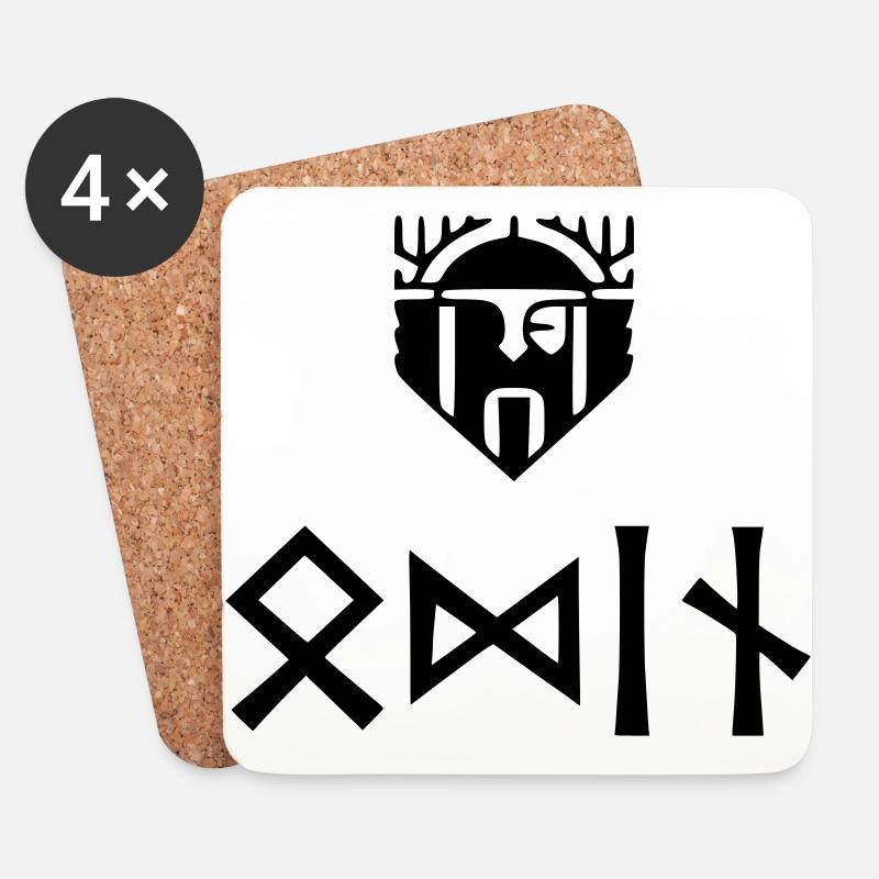Odin - Coasters (set of 4) - white