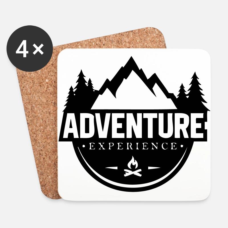 adventure experience - Untersetzer (4er-Set) - Weiß