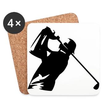 Glodist swing - Coasters (set of 4) - white - Front
